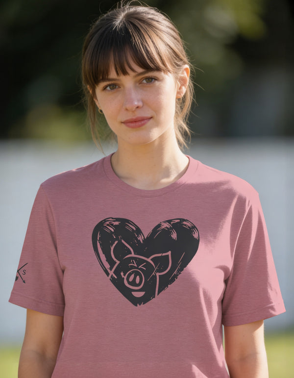 Love of Mud - Classic Heart Tee