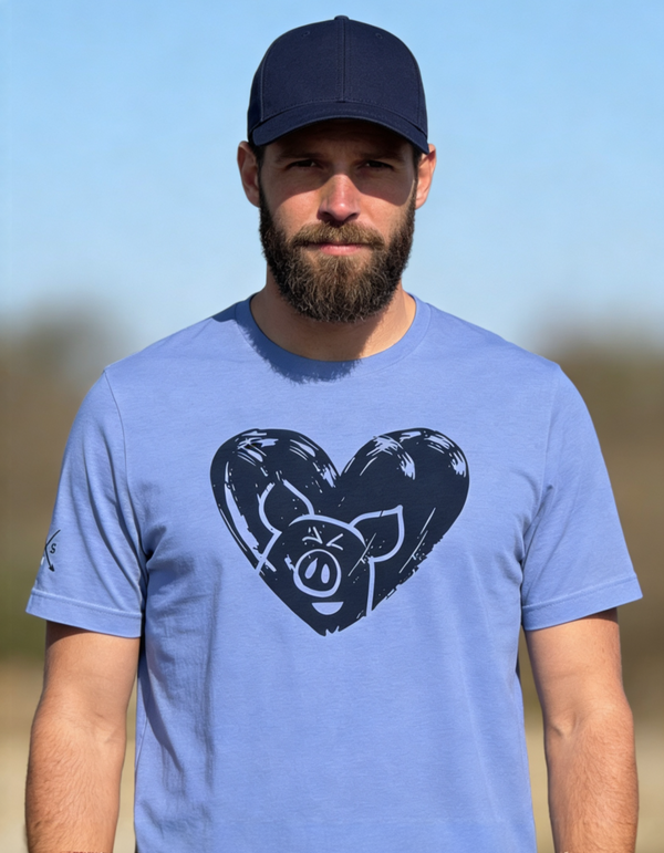 Love of Mud -  Classic Heart Tee
